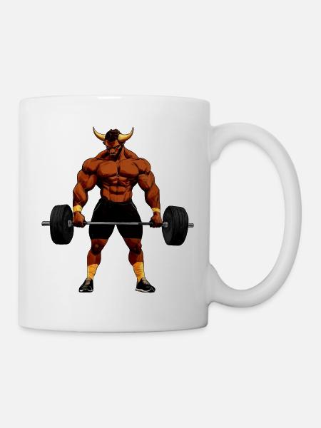 Sport Tiere Stier - Tasse - Weiß