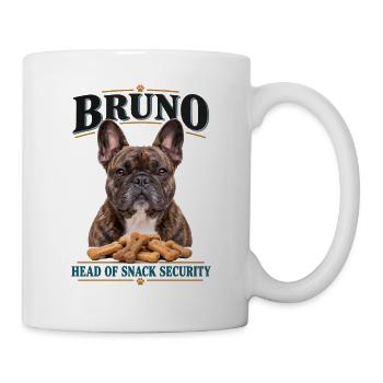  Bruno Head Of Snack Security Französische - Tasse - Weiß - Rechts