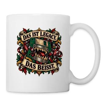 Legacy Beisst Kiefer Monster - Tasse - Weiß - Rechts