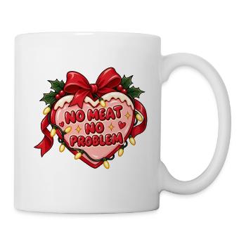 No Meat No Problem Christmas - Tasse - Weiß - Rechts