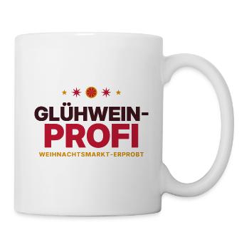 Glühwein-Profi Weihnachtsmarkt - Tasse - Weiß - Rechts