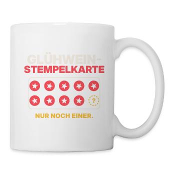Glühwein-Stempelkarte - Tasse - Weiß - Rechts