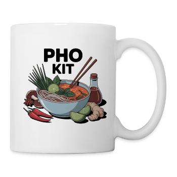 Pho Kit Lustige Nudelsuppenliebhaber - Tasse - Weiß - Rechts