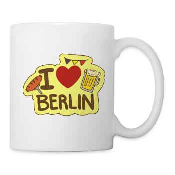 Ich liebe Berlin - Tasse - Weiß - Rechts