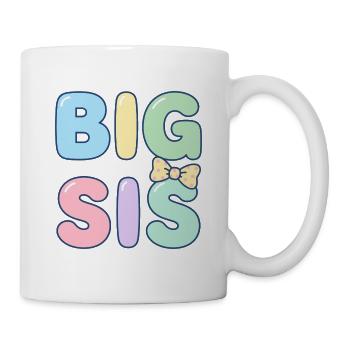 große Schwester - Tasse - Weiß - Rechts