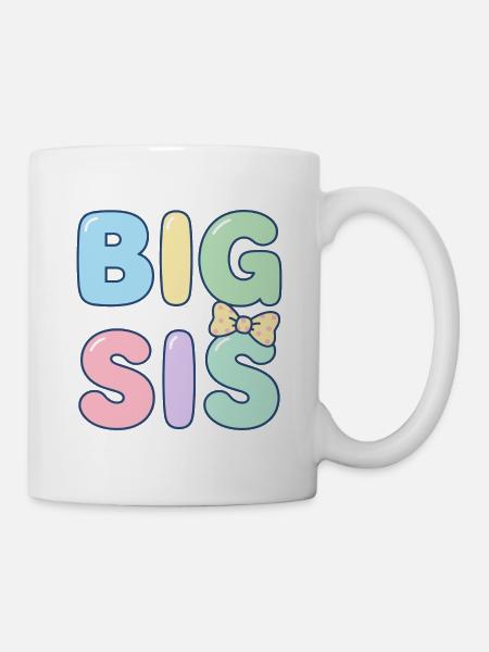 große Schwester - Tasse - Weiß