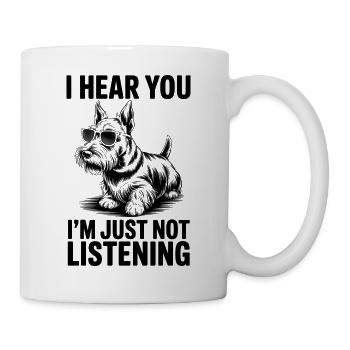 Scottish Terrier Spruch Scottish Terrier Geschenk  - Tasse - Weiß - Rechts