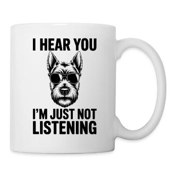 Scottish Terrier Spruch Scottish Terrier Geschenk  - Tasse - Weiß - Rechts