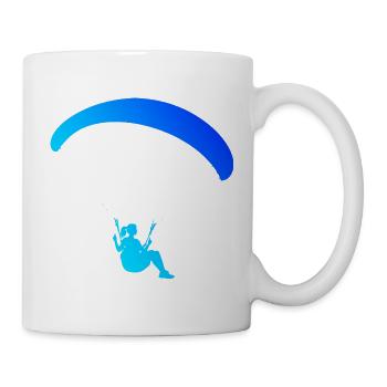 Paragliding Geschenkidee für die Paragliding-Fanin - Tasse - Weiß - Rechts