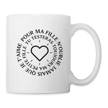 Für meine Tochter wirst du immer Marmelade testen und vergessen... - Tasse - Weiß - Rechts
