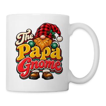 Papa Gnome Weihnachtsfreude - Tasse - Weiß - Rechts