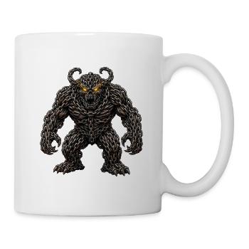 Epischer Rostketten-Monsterdämon - Tasse - Weiß - Rechts