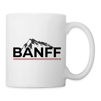 Banff Canada Mountain Peak - Tasse - Weiß - Rechts
