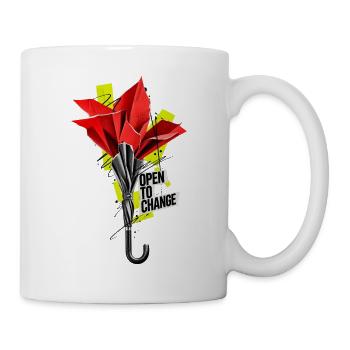 Origami Umbrella Open to Change - Tasse - Weiß - Rechts