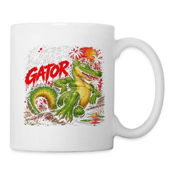 Later Gator Alligator - Tasse - Weiß - Rechts