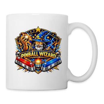 Pinball Meisterzauber - Tasse - Weiß - Rechts