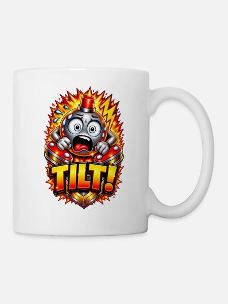 Tilt! Pinball Multiball - Tasse - Weiß