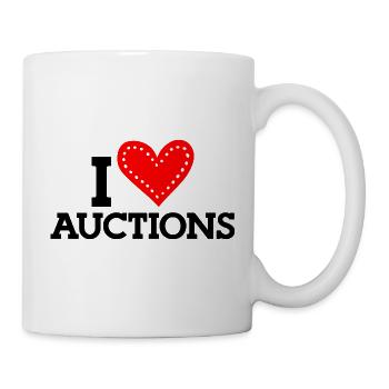 I Love Auctions - Tasse - Weiß - Rechts