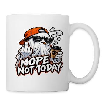 HEUTE NICHT – EIN REBELLISCHER GEIST - Tasse - Weiß - Rechts