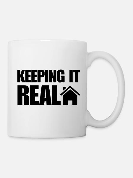 Lustiges Maklergeschenk - Tasse - Weiß
