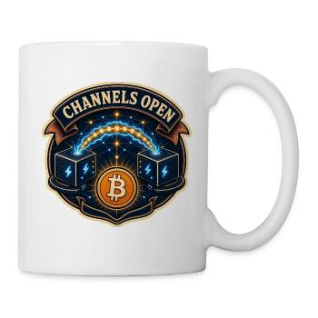 CHANNELS OPEN - Tasse - Weiß - Rechts