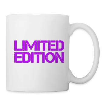 Limitierte Edition Schriftzug - Tasse - Weiß - Rechts
