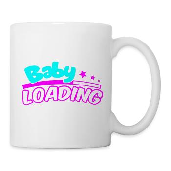 Baby Loading Neon Logo - Tasse - Weiß - Rechts