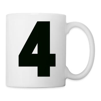Starke Vier-Grafik in Schwarz - Tasse - Weiß - Rechts
