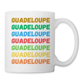 Guadeloupe in Farbe - Tasse - Weiß - Rechts