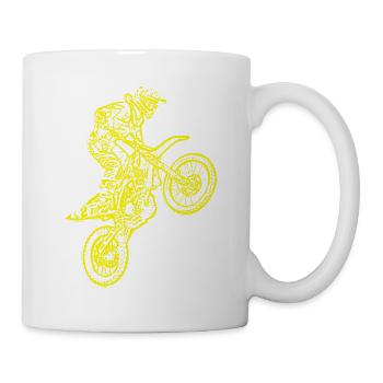 enduro - Tasse - Weiß - Rechts