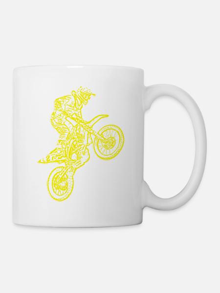 enduro - Tasse - Weiß