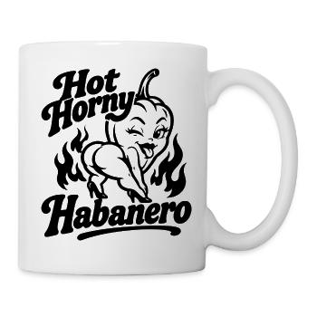 Hot Horny Habanero - Tasse - Weiß - Rechts