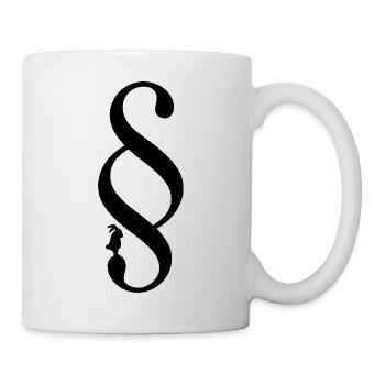 Hasen Gesetze Jura Recht - Tasse - Weiß - Rechts