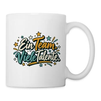 Team Shirt personalisierbar mit Teamname Ein Team  - Tasse - Weiß - Rechts