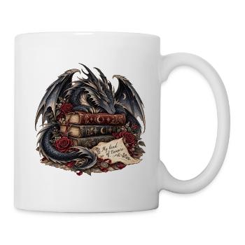 Drachenbuch Schatz der Nacht - Tasse - Weiß - Rechts