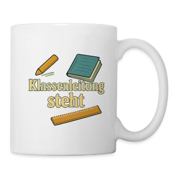 Geschenk für die erste eigene Klassenleitung - Tasse - Weiß - Rechts