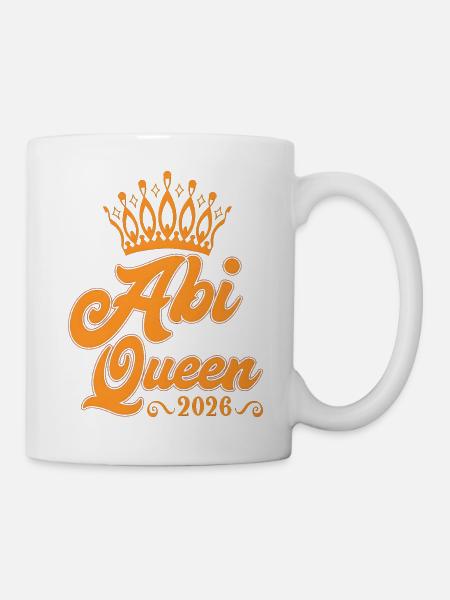 Abiturienten Queen Abiturientin - Tasse - Weiß