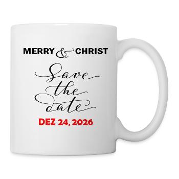 Merry Christmas - Tasse - Weiß - Rechts