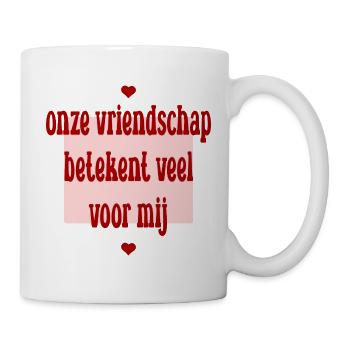 Dankbarkeit Beste Freundin - Tasse - Weiß - Rechts