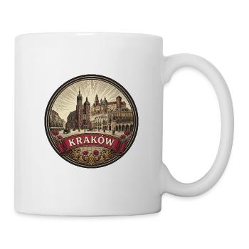 Krakauer Polen Reiseabzeichen St. Marien-Souvenir - Tasse - Weiß - Rechts