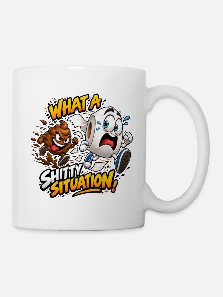 Was für eine Situation! - Tasse - Weiß