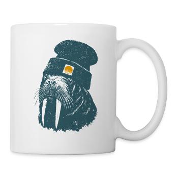 Walross Meer Küstenkind Outdoor - Tasse - Weiß - Rechts