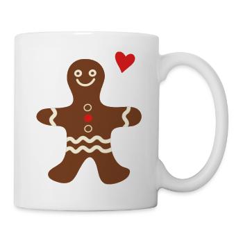 Lebkuchen_Herz - Tasse - Weiß - Rechts