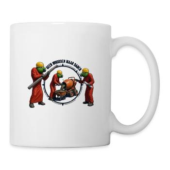 Papageien bauen - Tasse - Weiß - Rechts