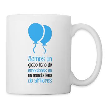 Wir sind ein Ballon voller Gefühle - Tasse - Weiß - Rechts