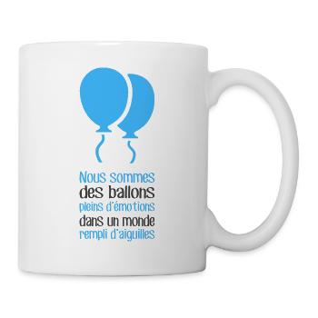 Wir sind Ballons - Tasse - Weiß - Rechts