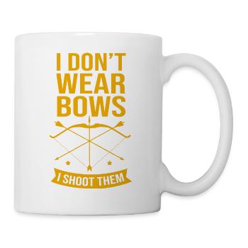 Bogenschütze Bogen Bogenschießen - Tasse - Weiß - Rechts