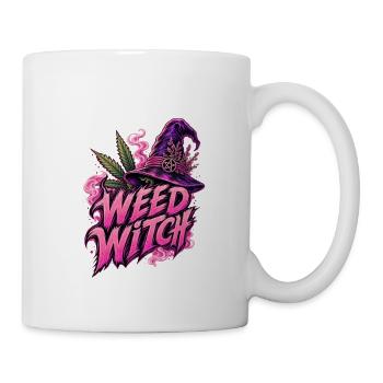 Weed Witch – Pink Edition - Tasse - Weiß - Rechts