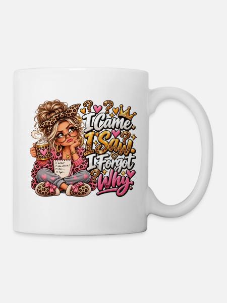 Leopardenkosmos Kaffeezauber - Tasse - Weiß