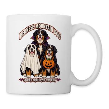 Spooky Night Loyal Company – Berner Sennenhund - Tasse - Weiß - Rechts
